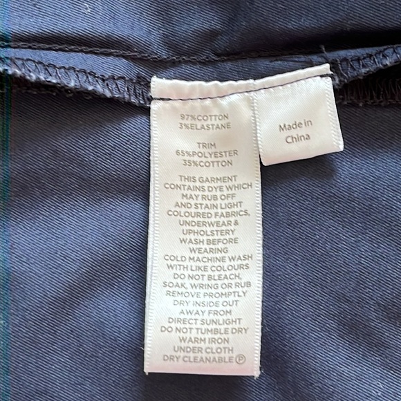 SPORTSCRAFT Flower Print Cotton Blue Skirt. Casual, Street Wear NWOT - Picture 8 of 8